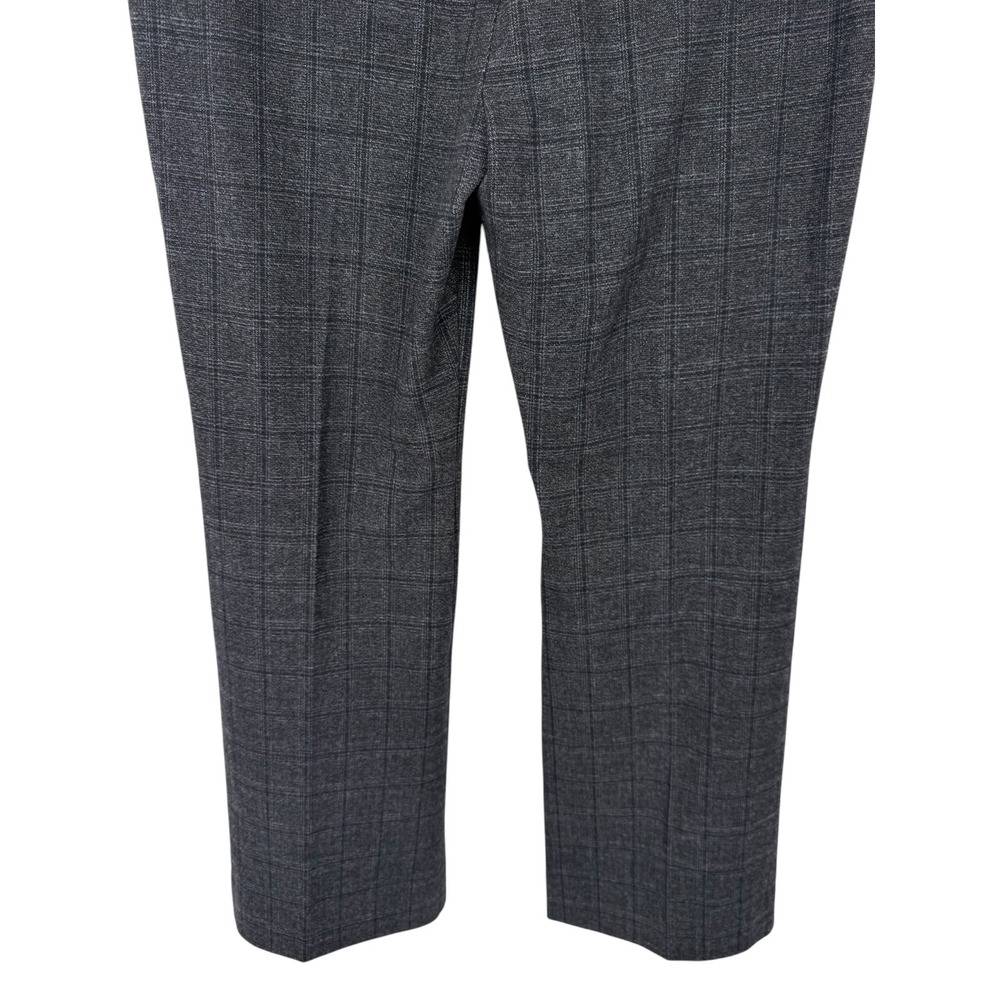 Cabi Womens Swagger Trouser Pants Charcoal Gray Plaid 4690R Size 8 Career Preppy - Picture 9 of 10
